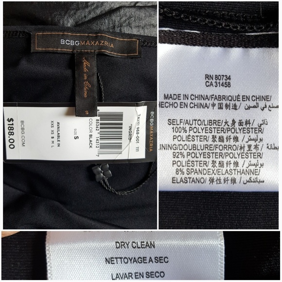 BCBGMaxAzria Bodycon 1990s Style Zipper Dress - Picture 8 of 8